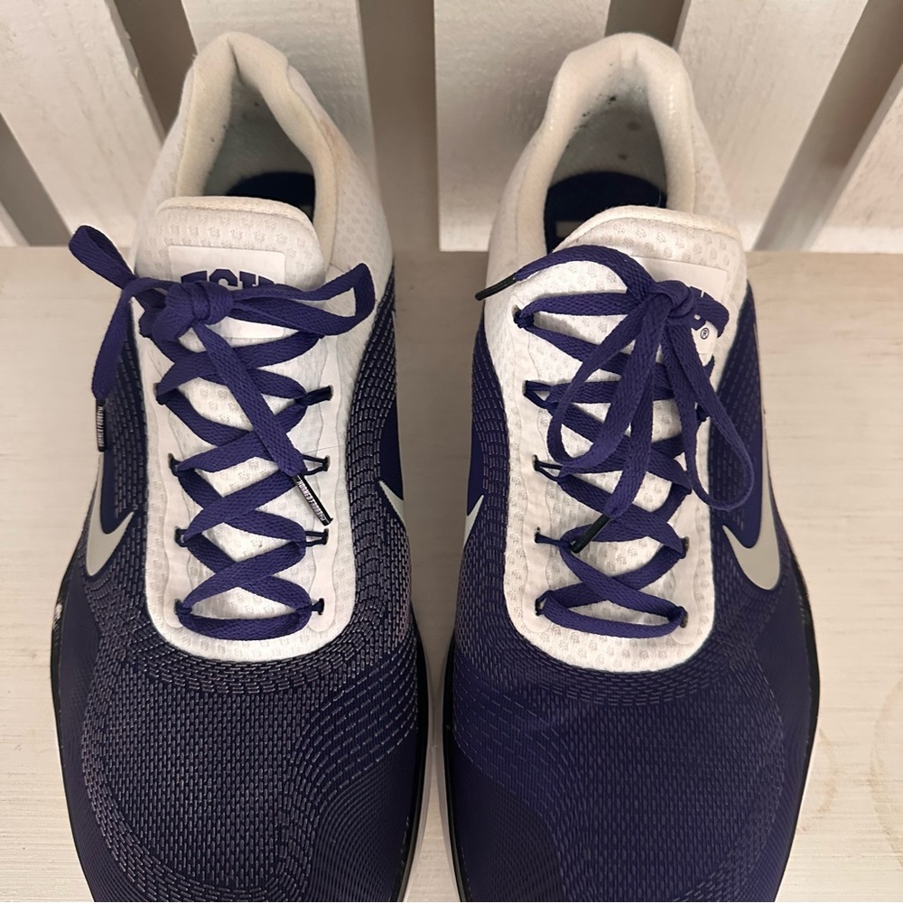 Nike Free Trainer V7 VT TCU Purple White Men’s Size 13 Athletic Shoes - Picture 3 of 13